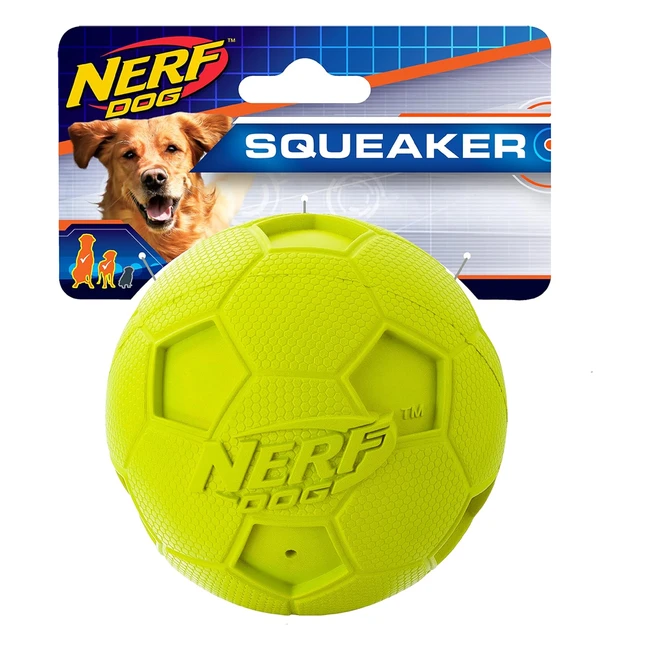 Nerf Palla da Squittio Misura Grande - Giocattolo Interattivo per Cani