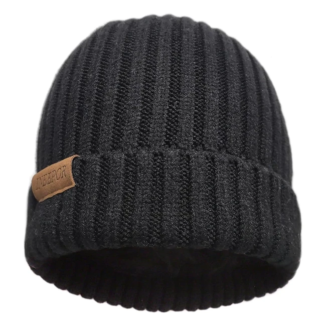 Ineepor Beanie Hat - Warm Merino Wool Unisex Winter Hat