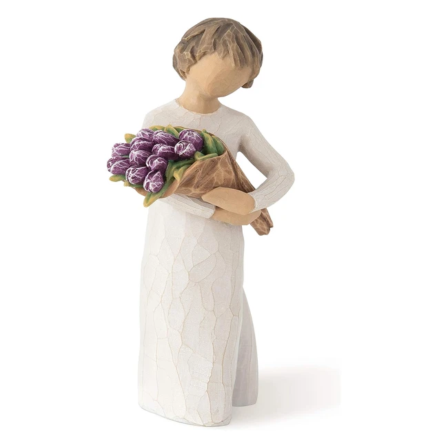 Ornement Willow Tree multicolore - Taille unique - Sculpture figurative faite à la main