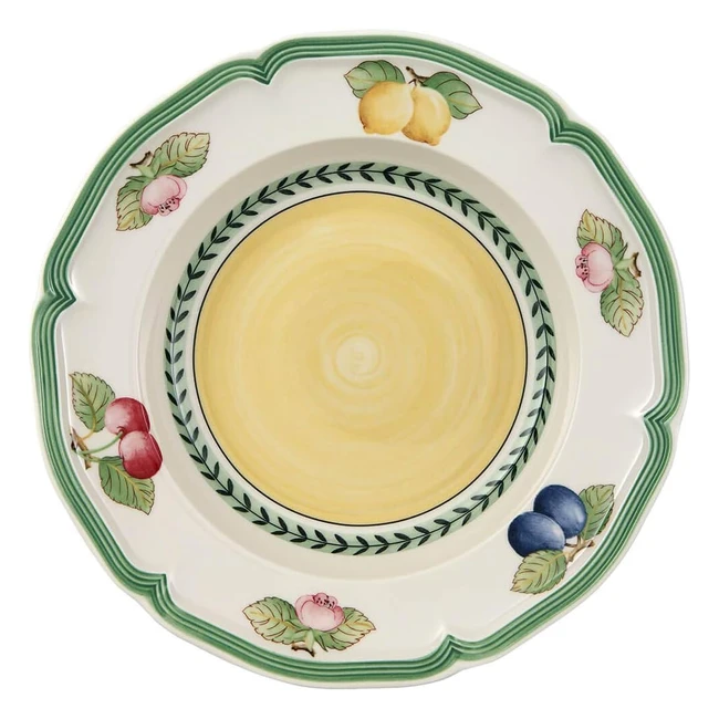 Villeroy & Boch French Garden Fleurence Soup Plate - Premium Porcelain, 23cm