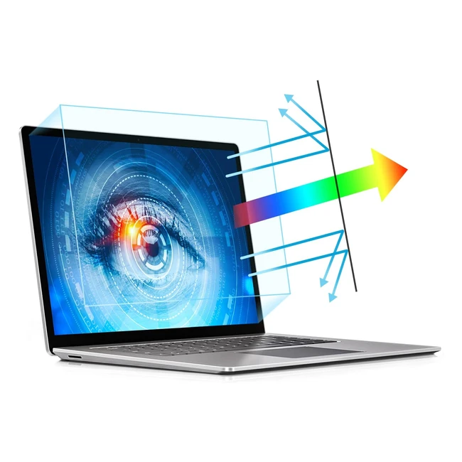 Blue Light Screen Protector Laptop 13.3 inch - Enhanced Anti Blue Light & Anti Glare