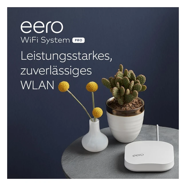 eero Pro WLAN-Meshsystem 2er-Set, hohe Geschwindigkeit, einfache Einrichtung