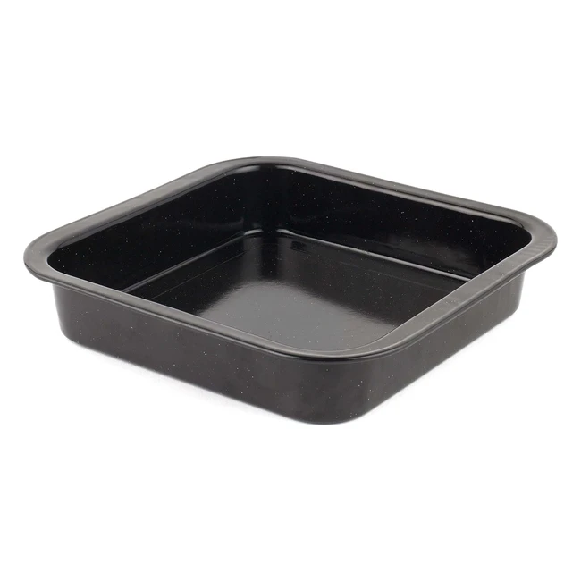 Bandeja de Horno Russell Hobbs Romano con Esmalte Vítreo - Ideal para Pasteles y Pan - 26 cm Negro
