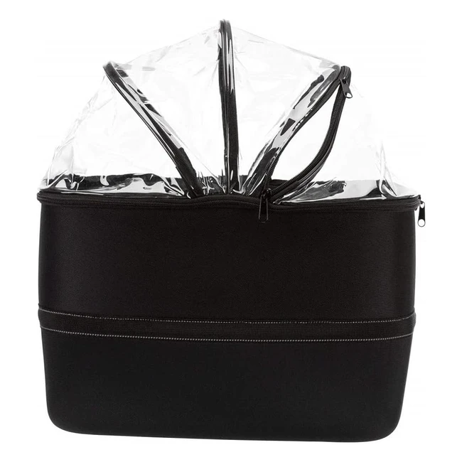 Cesta para bicicletas Trixie 41x47x39 cm - Negro - Ideal para perros