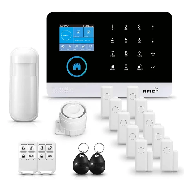 Alarma Inalmbrica PGST PG103 - Sistema Antirrobo Completo