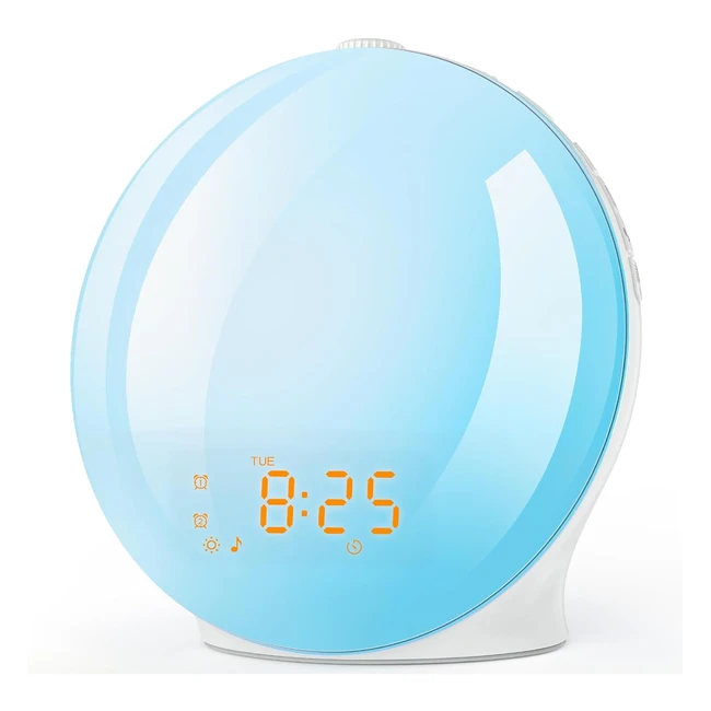 Lichtwecker Sonnenaufgang Sonnenuntergang Simulation - Wake Up Light mit Alarmen