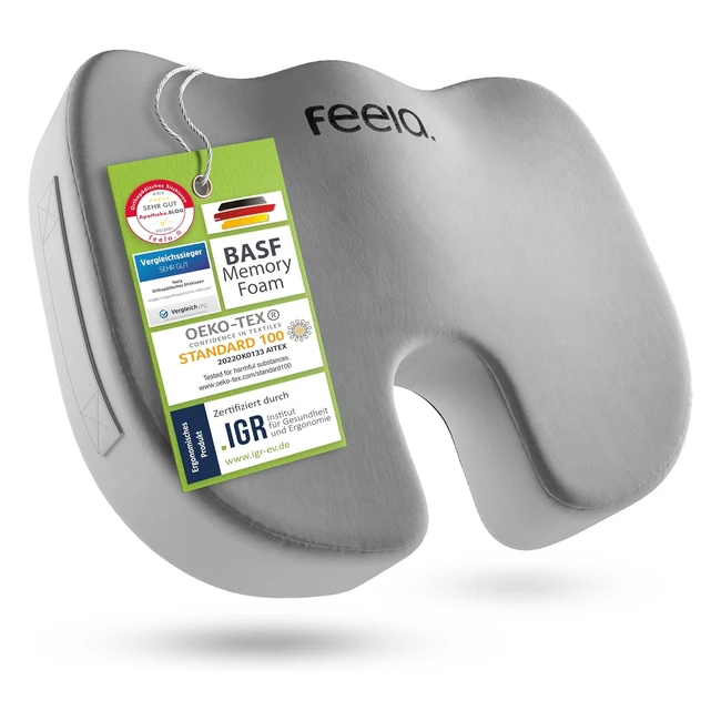 Fella Premium Orthopdisches Sitzkissen fr das Bro gegen Steibeinschmerze