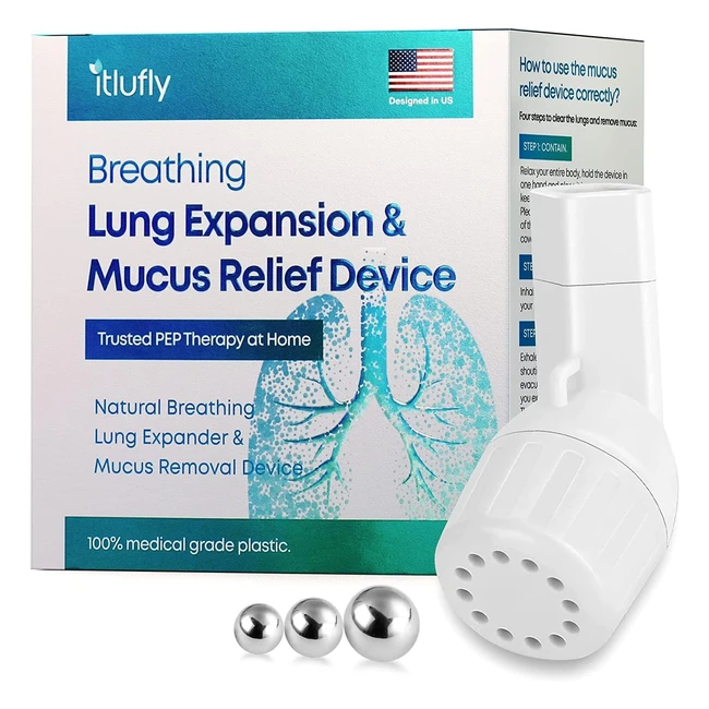 Breathing Lung Expander Aids for Lungs - Improve Lung Capacity  Respiratory Hea