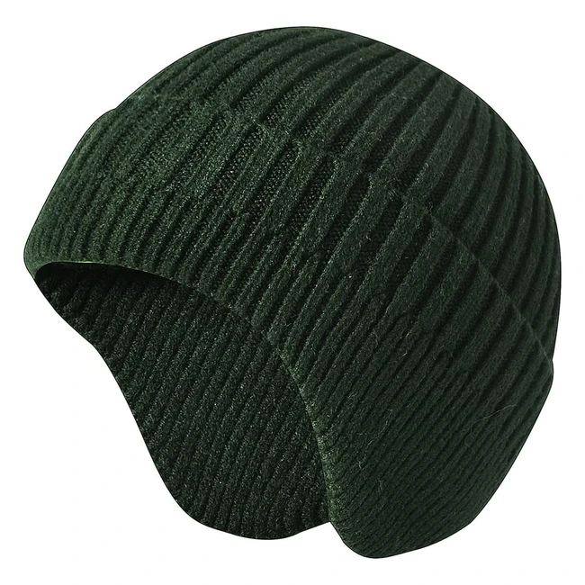 Ensemble casquettes homme d'hiver et écharpe tricot polaire - Bonnets élastiques pour ski et activités en plein air