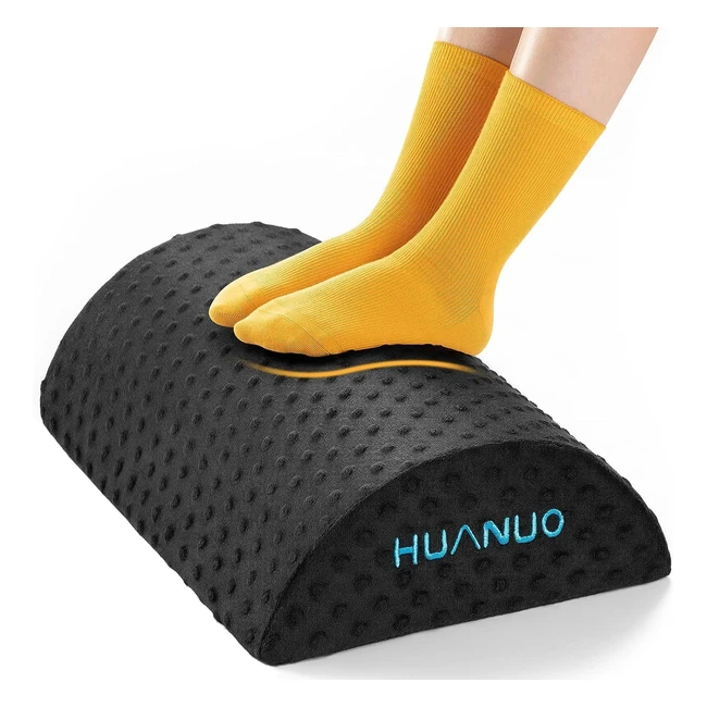 Huanuo Foot Rest Stool - Velvet Mesh Travel  Office - 1 Ergonomic Support