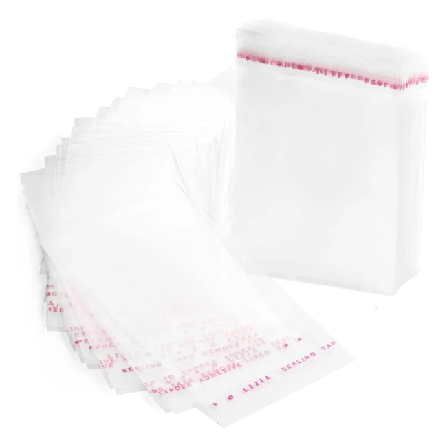 Buste Trasparenti Ruby 200pz 8x12cm - Chiusura Adesiva