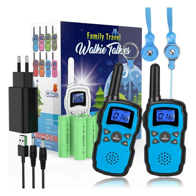 Wishouse Walkie Talkie fr Kinder und Erwachsene  Groe Reichweite  USB aufl