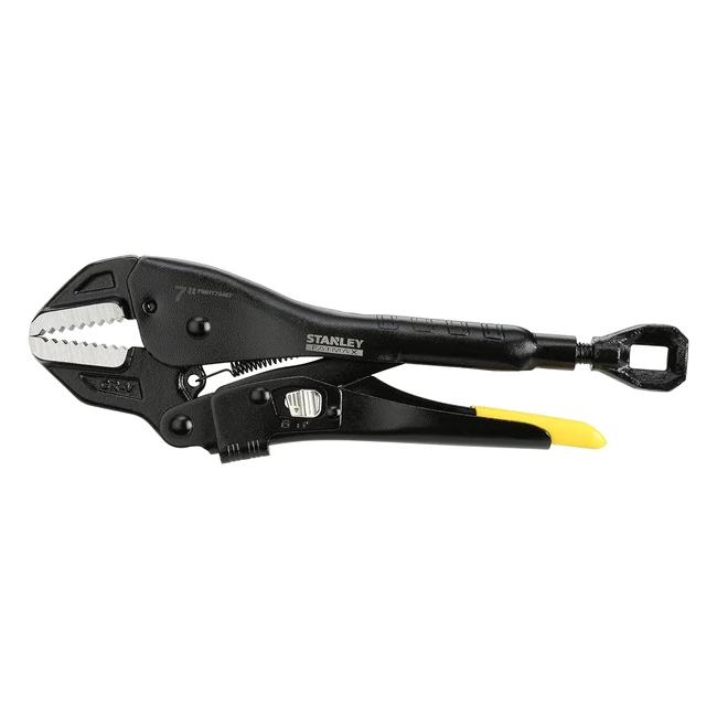 Stanley FMHT075467 180mm FatMax Locking Mole Grip Straight Jaw Pliers - Black