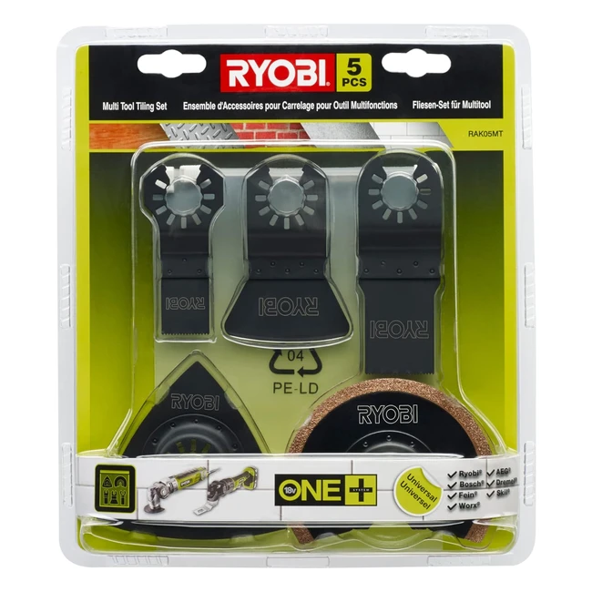Kit Especial Ryobi 5 Piezas - Herramienta Multiuso Universal