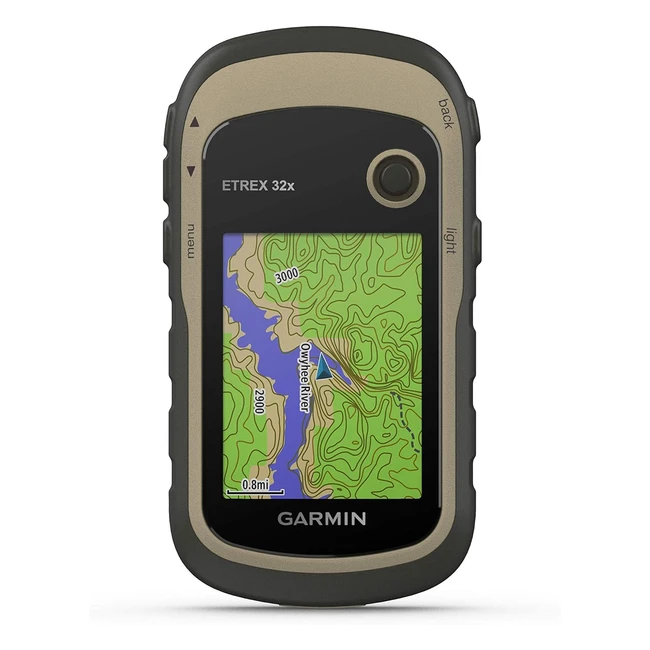 Garmin eTrex 32x Hiking GPS - TopoActive Europe Mapping Electronic Compass Bar