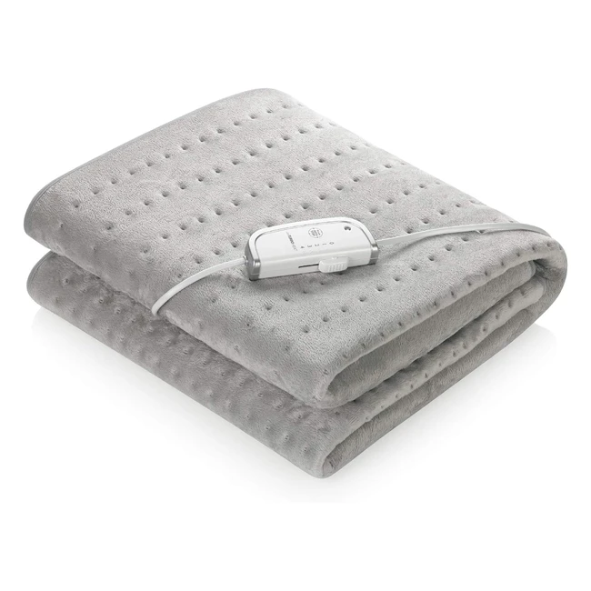 Sous-lit chauffant Medisana HU 670 - Super douillet - 150 x 80 cm - Arrêt automatique - Protection antisurchauffe - 4 niveaux de température