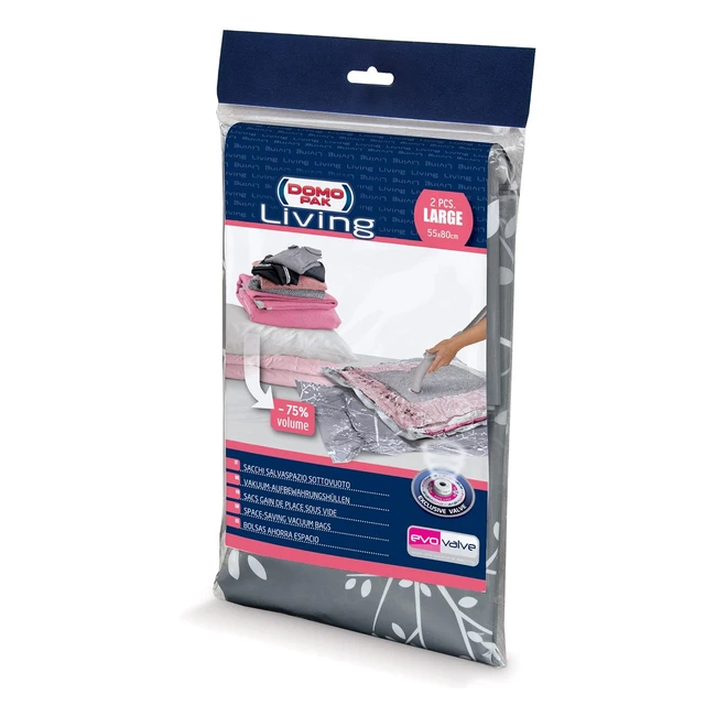 Set 2 Tuis Sous Vide Large Plastique Transparent - Domopak Living 8001410070678