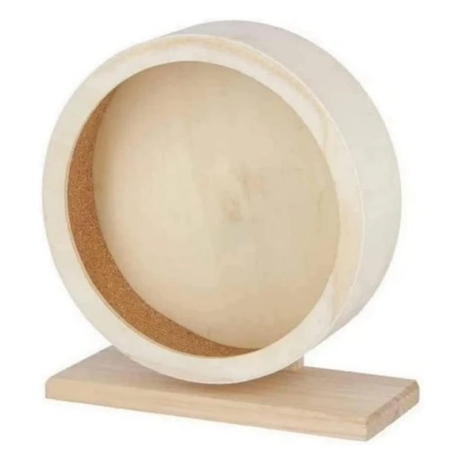 Roue en bois pour petit rongeur Kerbl - 29cm - Grande prise en main