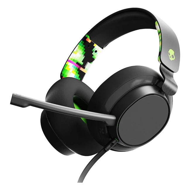 Skullcandy Slyr Multiplatform Over-Ear Wired Gaming Headset - Xbox, PlayStation, PC - Green