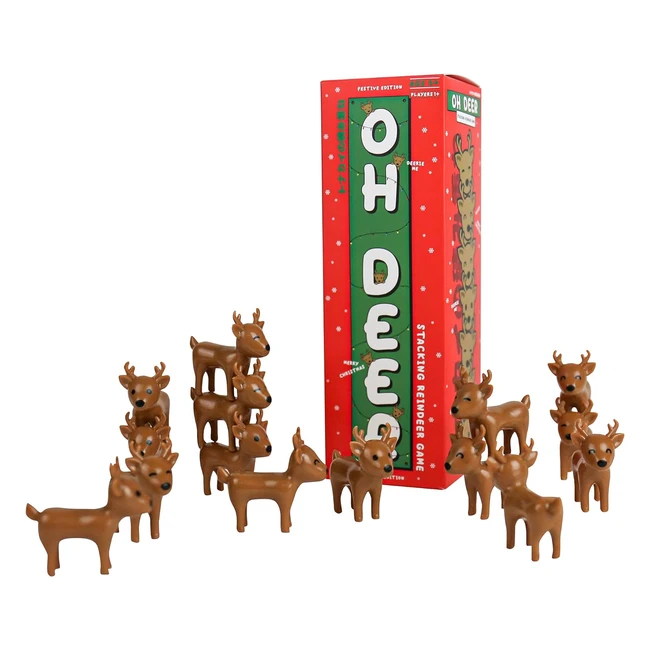 Gift Republic Oh Deer Stacking Game - 15 Pieces - Multicoloured - GR750007