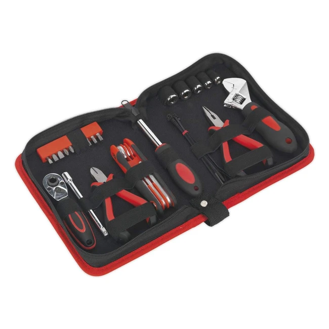 Sealey MS164 Motorcycle Toolkit Underseat 28pc - Compact  Essential Tools