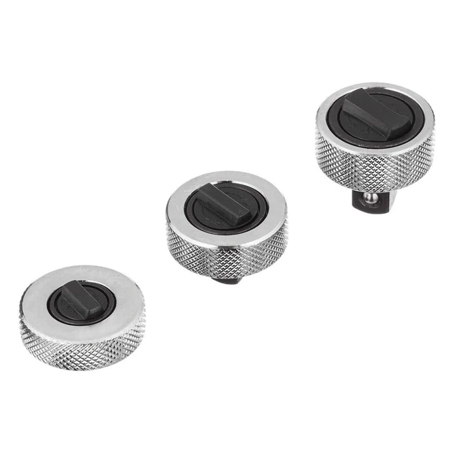 Set cricchetti a mano Silverline 3 pz 380552 - Acciaio temprato - Presa a dito zigrinata