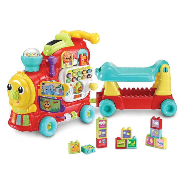 VTech Baby 4in1 Alphabet Train Walker - Lights, Sounds, Songs - Educational Toys