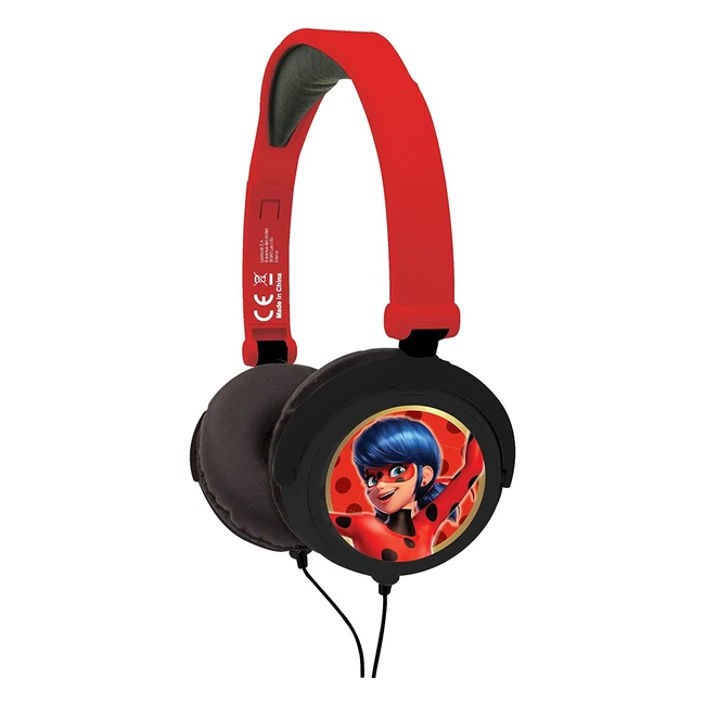 Casque Stéréo Enfant Lexibook Pliable et Ajustable - Protège tes Oreilles - Léger et Pratique