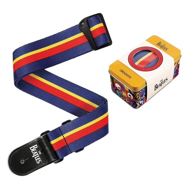 D'Addario Sangle de Guitare Tissée Beatles Yellow Submarine 50e Anniversaire - John