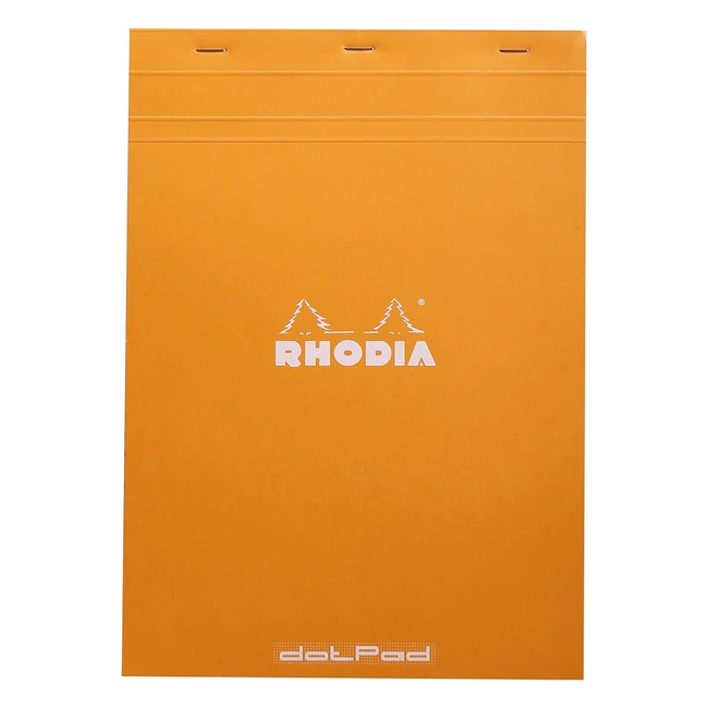 Rhodia 18558C Blocco Punto Metallico Dotpad N 18 - 21x297 cm - 80 fogli - Dots P