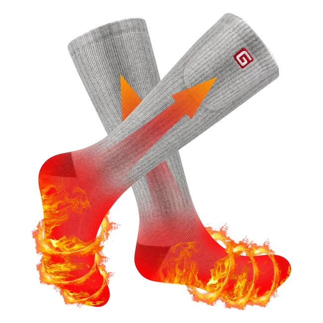 SVPRO Beheizte Socken, wiederaufladbar, elektrisch, Damen/Herren, Heizsocken, warme Winter Socken