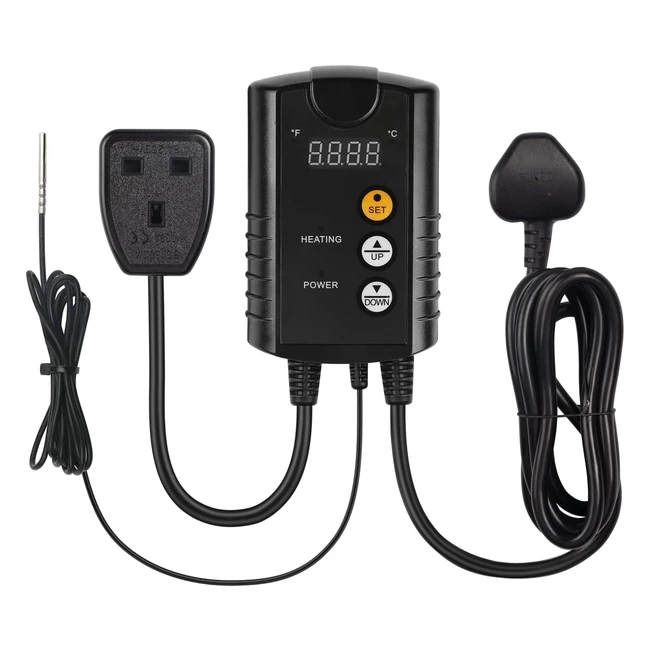 HBN Digital Thermostat Controller for Seed Germination Reptiles and Brewing - 40