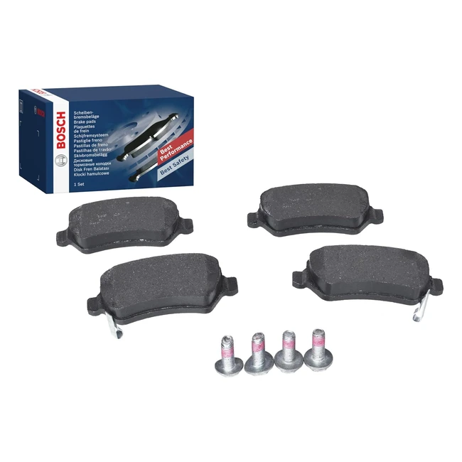 Pastillas de freno Bosch BP363, eje trasero, certificación ECE R90, juego de 4