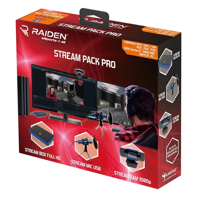 Pack Pro Gaming Stream pour Youtubers USB - Subsonic