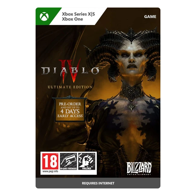Diablo IV Ultimate Edition Xbox One/Series X/S - Download Code