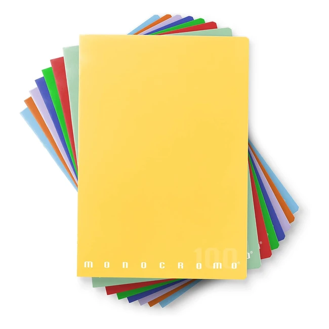 Cahier A4 Pigna 02298881R - Lot de 10 - Ligne 1R - Sans Marge