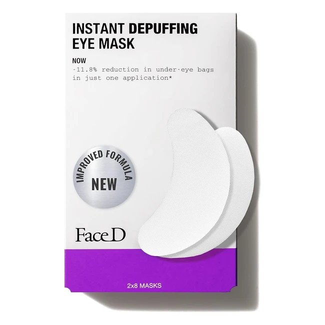 Maschera defaticante occhi Faced 3luronics - Effetto immediato - Ref. 12345