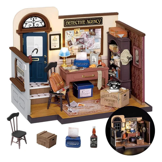 Mystic Archives Book Nook Kit - DIY Dollhouse Room Decor - DG157