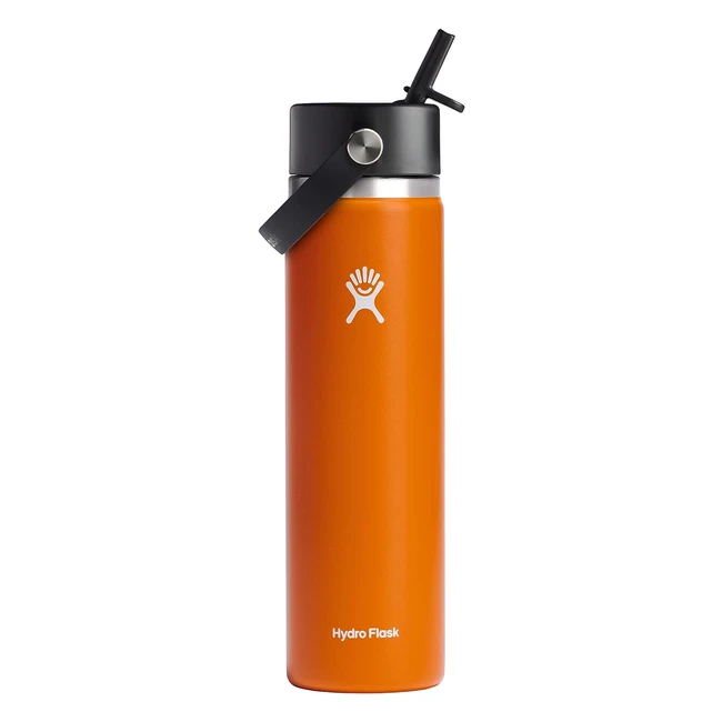 Hydro Flask 24 oz Wide Flex Straw Cap Mesa - Insulated Vacuum Insulation