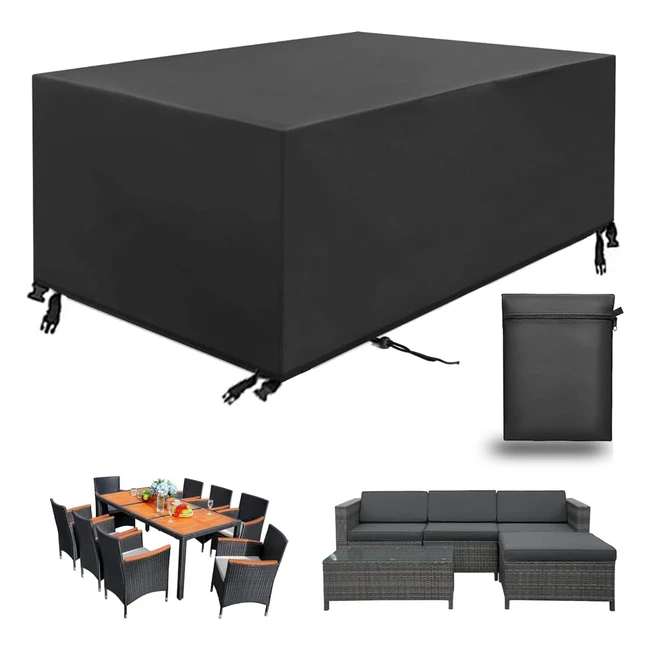 Copertura Mobili Giardino Oxford Impermeabile 270x180x89cm