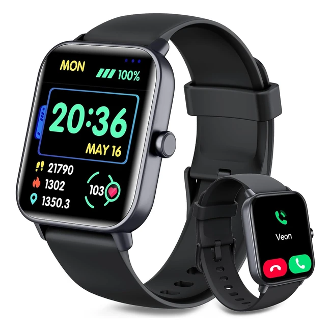 Montre Connecte Homme Femme Bluetooth Alexa Intgr 18 Smartwatch - Moniteur