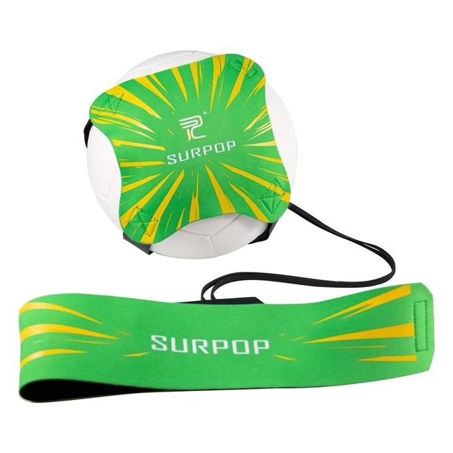 Entrenador de Fútbol/Voleibol/Rugby Solo Practice - Ayuda para Control de Habilidades - Ajustable - Niños/Adultos