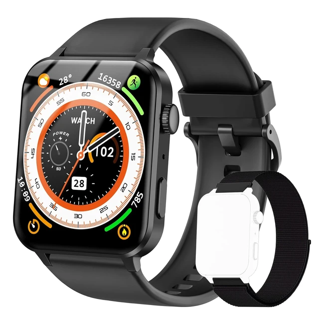 Smartwatch Iowodo Uomo Donna 185 Fitness Chiamate Bluetooth Cardiofrequenzimetro