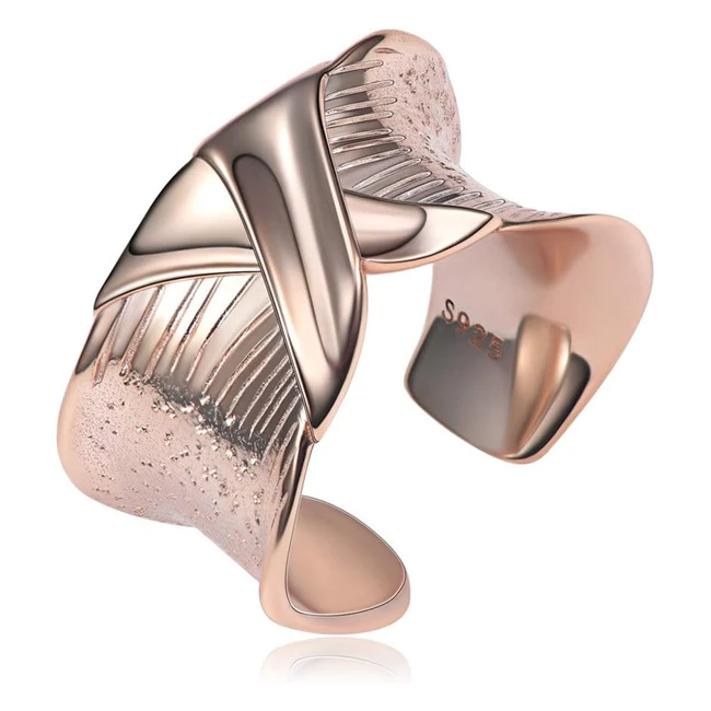 Bague Argent Réglable ChicSilver - Bijoux Gothique Fantaisie