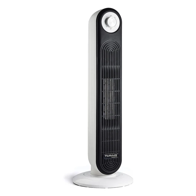Nuovva Electric Heater 2000W | Energy Efficient | Portable Oscillating | Tipover Safety