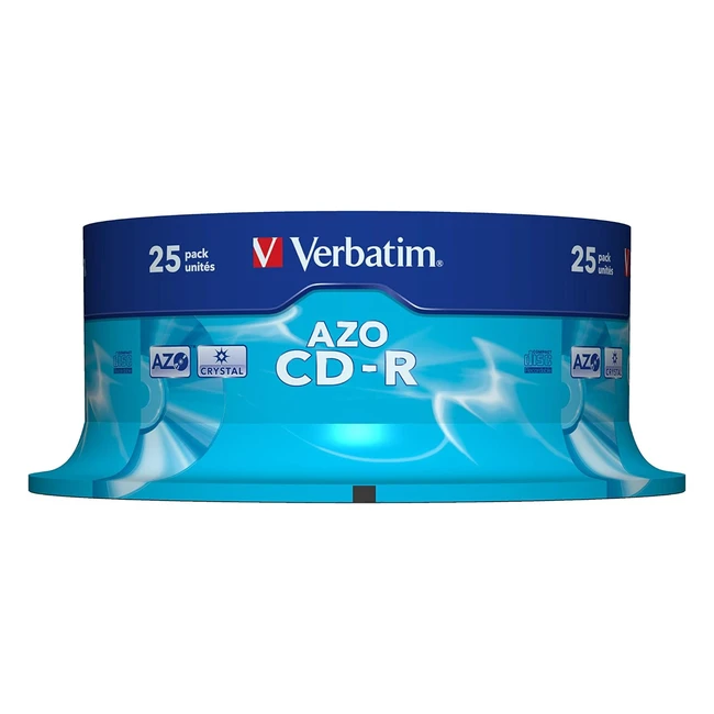 CDR Verbatim 52x 700MB 25 unidades en spindle