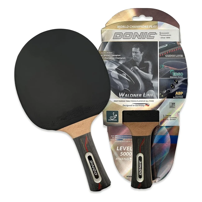 Racchetta da Ping Pong Donic Waldner 5000 Carbon - Professionale