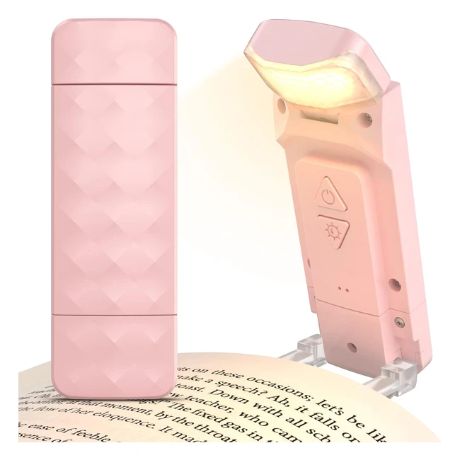 Lampe de lecture rechargeable Mexllex - 3 couleurs 5 niveaux de luminosit