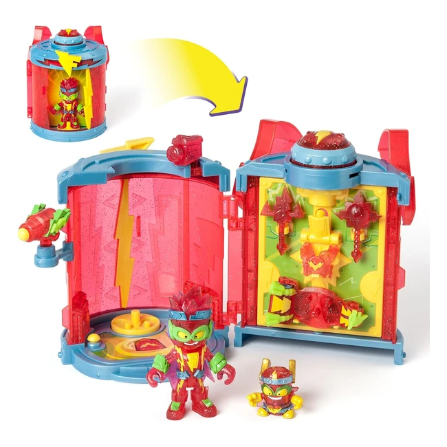 SuperThings Fury Storm Secret Base - Includes 1 Kazoom Kid & Lots of Accessories