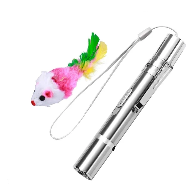 Giocattoli Interattivi per Gatti 9 in 1 - Puntatore LED Ricaricabile USB - Addes